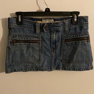 Juniors Abercrombie & Fitch Size 0 Jean Skirt